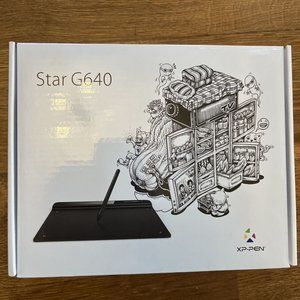 XP-PEN Star G640 Graphics Drawing Tablet Battery-free Pen